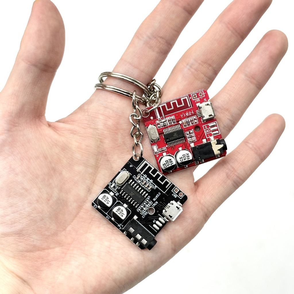 Tech Accessories Storage - サイバーパンクスタイル回路基板キーホルダーレトロテック美学PCBと金属キーチェーン面白いバッグアクセサリーペンダントチャーム卸売
