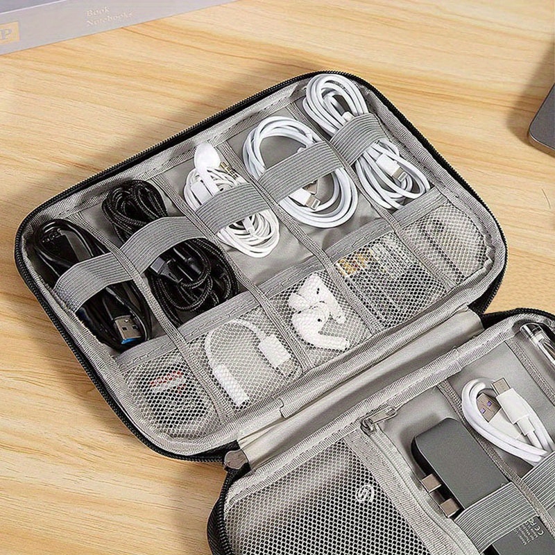 1個入り ケーブル収納ケース 多機能ポケット付き 電子機器ア - Tech Accessories Travel Organizer Pouch のレビューと価格