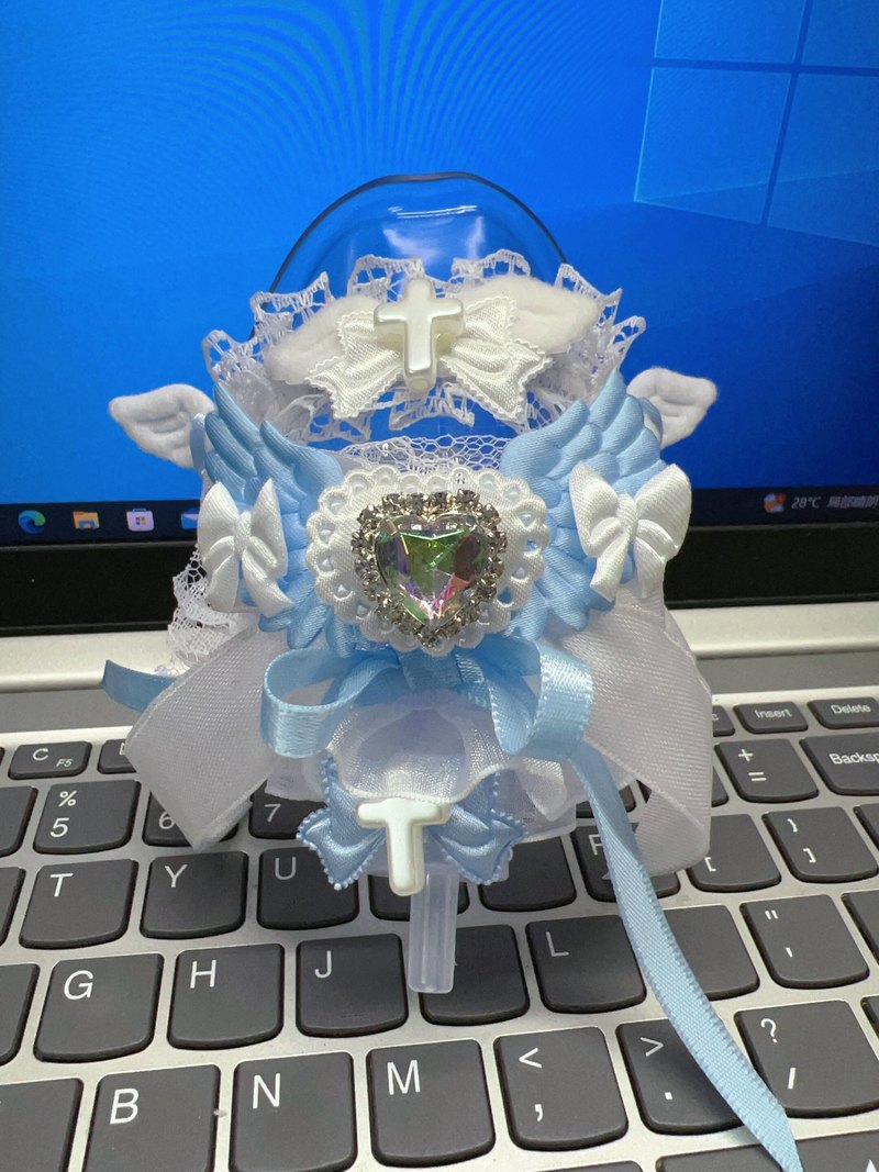 オリジナルデザイン装飾酸素マスク手作りパステル医療スタイルヤ - Kawaii Tech Accessories のレビューと価格