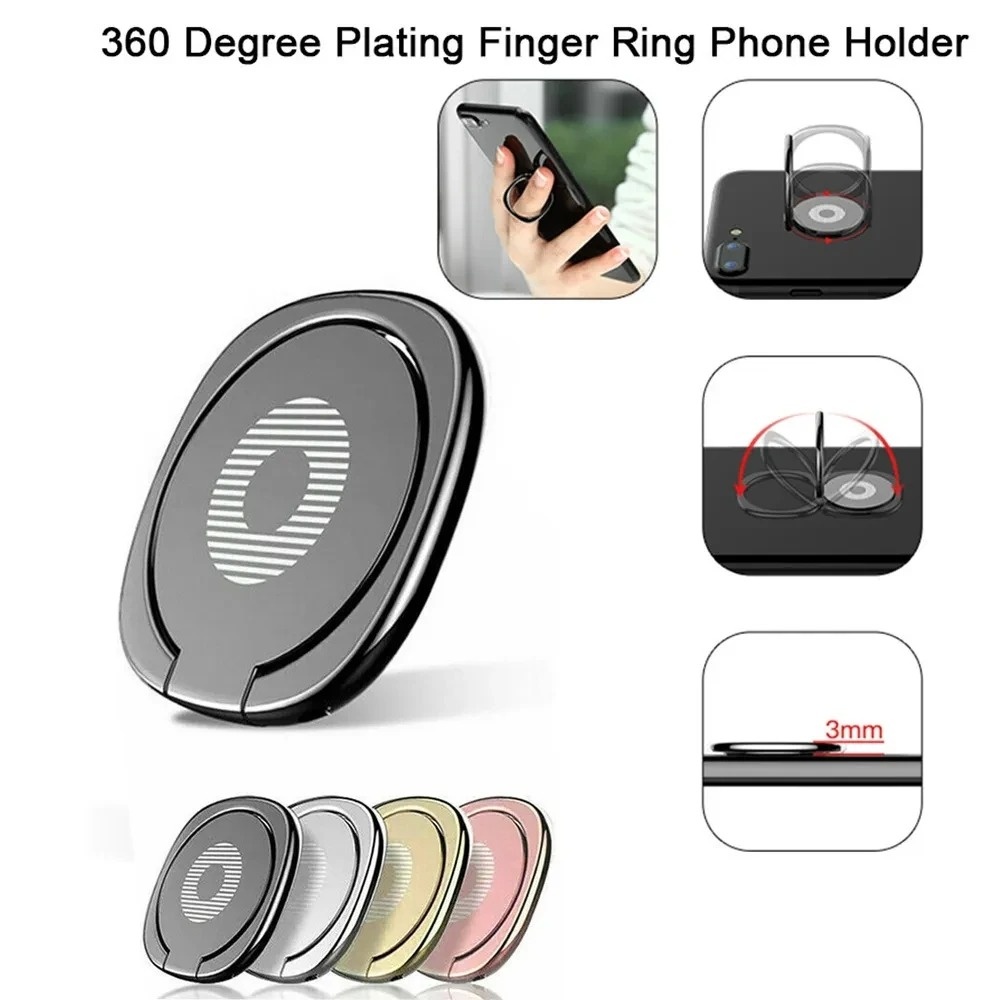 ユニバーサルフィンガーリング電話ホルダー 360 度電話フィ - Mobile Tech Accessories のレビューと価格