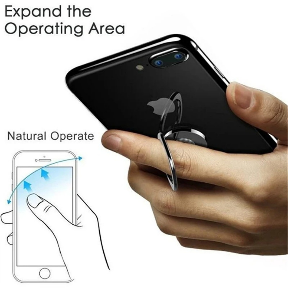 ユニバーサルフィンガーリング電話ホルダー 360 度電話フィ - Mobile Tech Accessories のレビューと価格