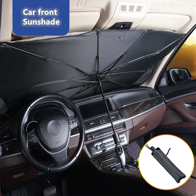 車のフロントガラスサンシェード多機能便利な折りたたみ式車用パ - Tech Car Accessories のレビューと価格