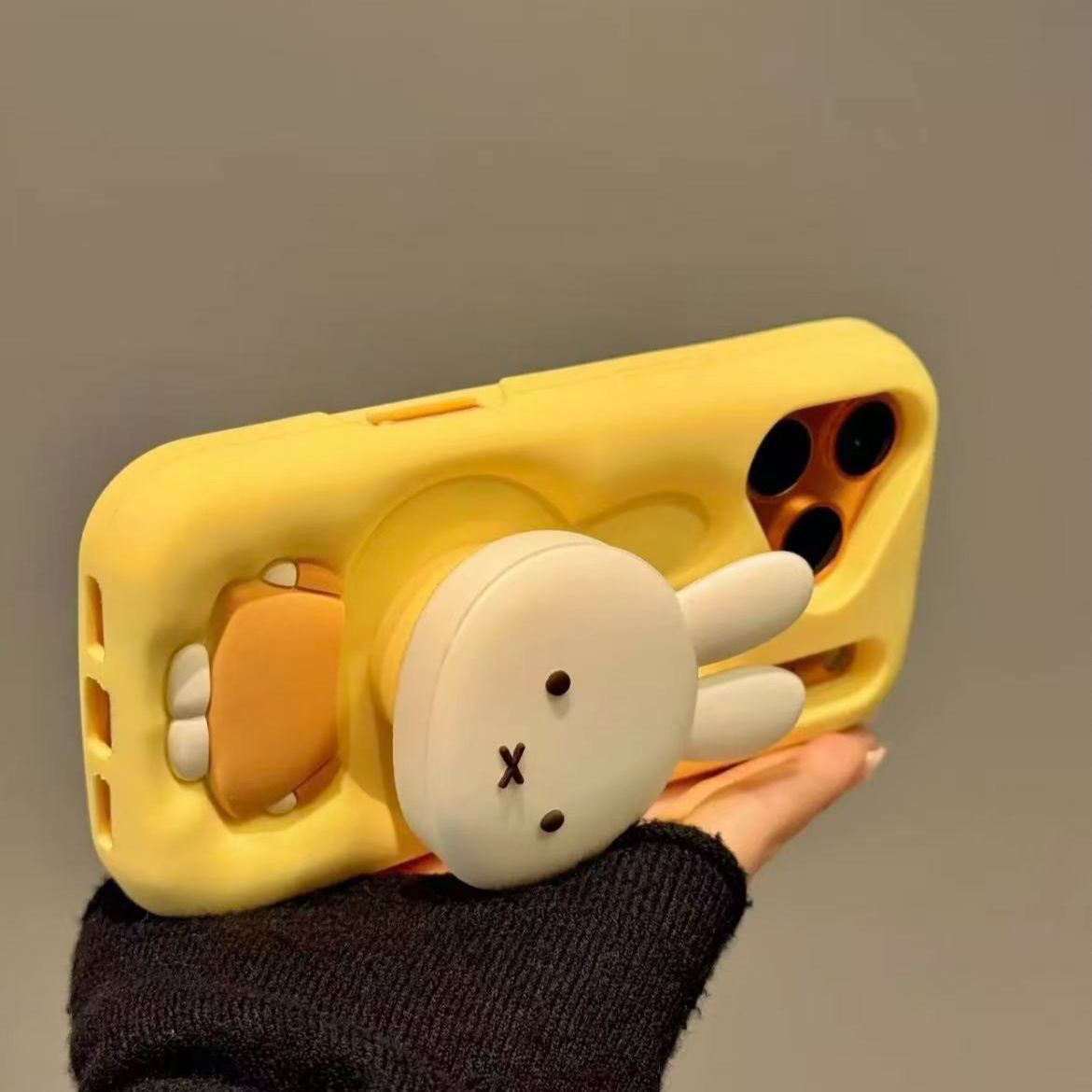 漫画風3Dミッフィーブラケット付き携帯電話ケース iPhon - Mobile Tech Accessories のレビューと価格