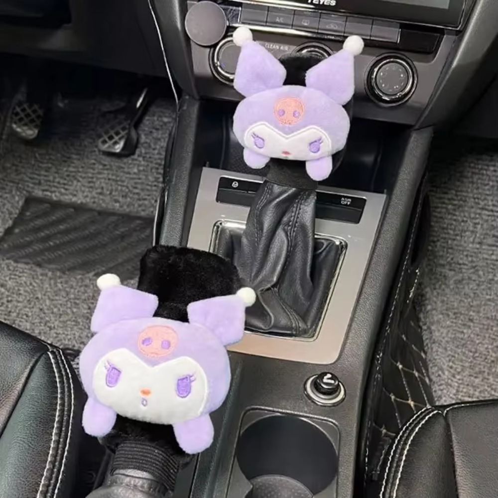 サンリオ車のギアレバーハンドブレーキレバー保護装飾カバークロ - Kawaii Tech Accessories のレビューと価格