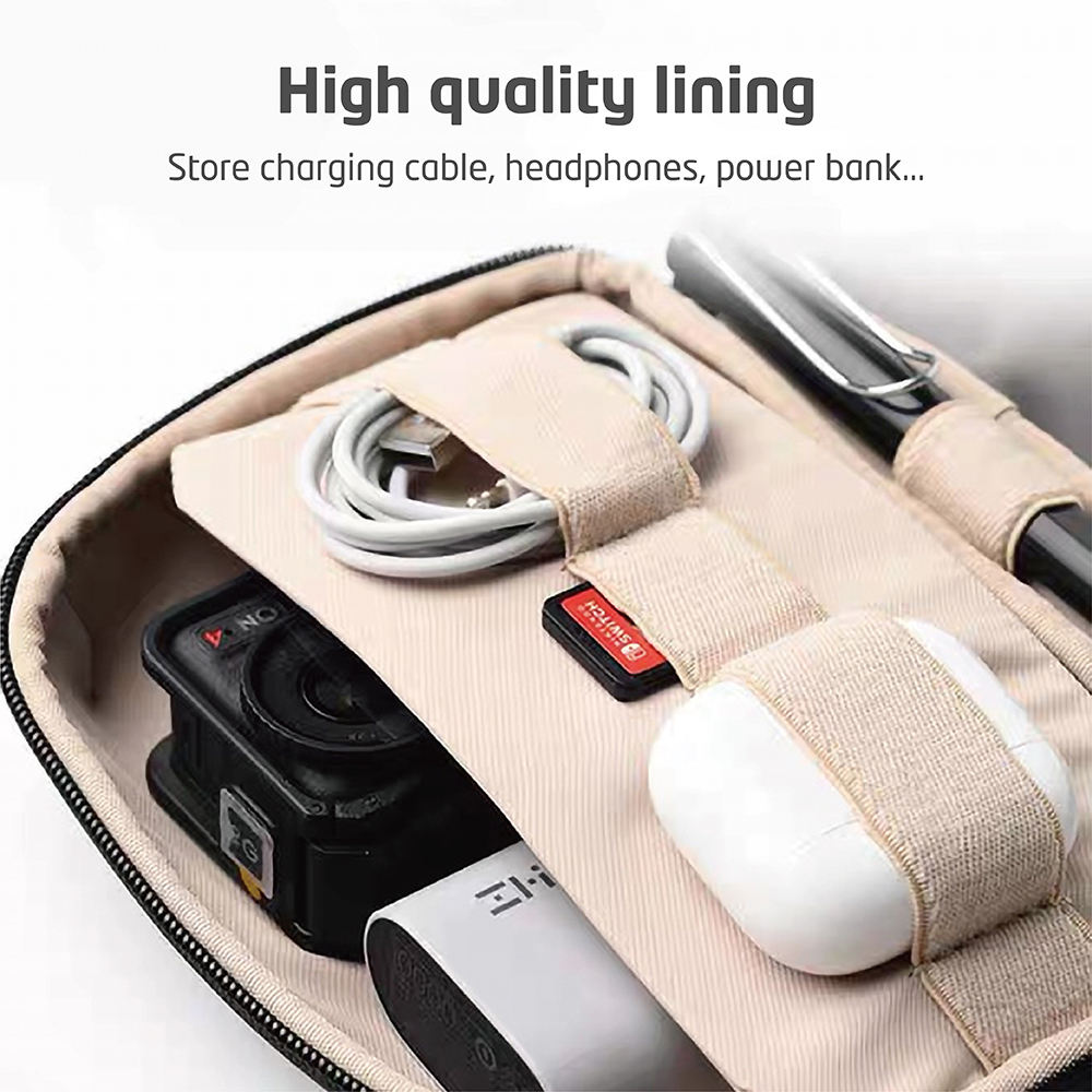 大容量テックオーガナイザーバッグ 旅行用電子機器アクセサリー - Tech Accessories Travel Organizer Pouch のレビューと価格