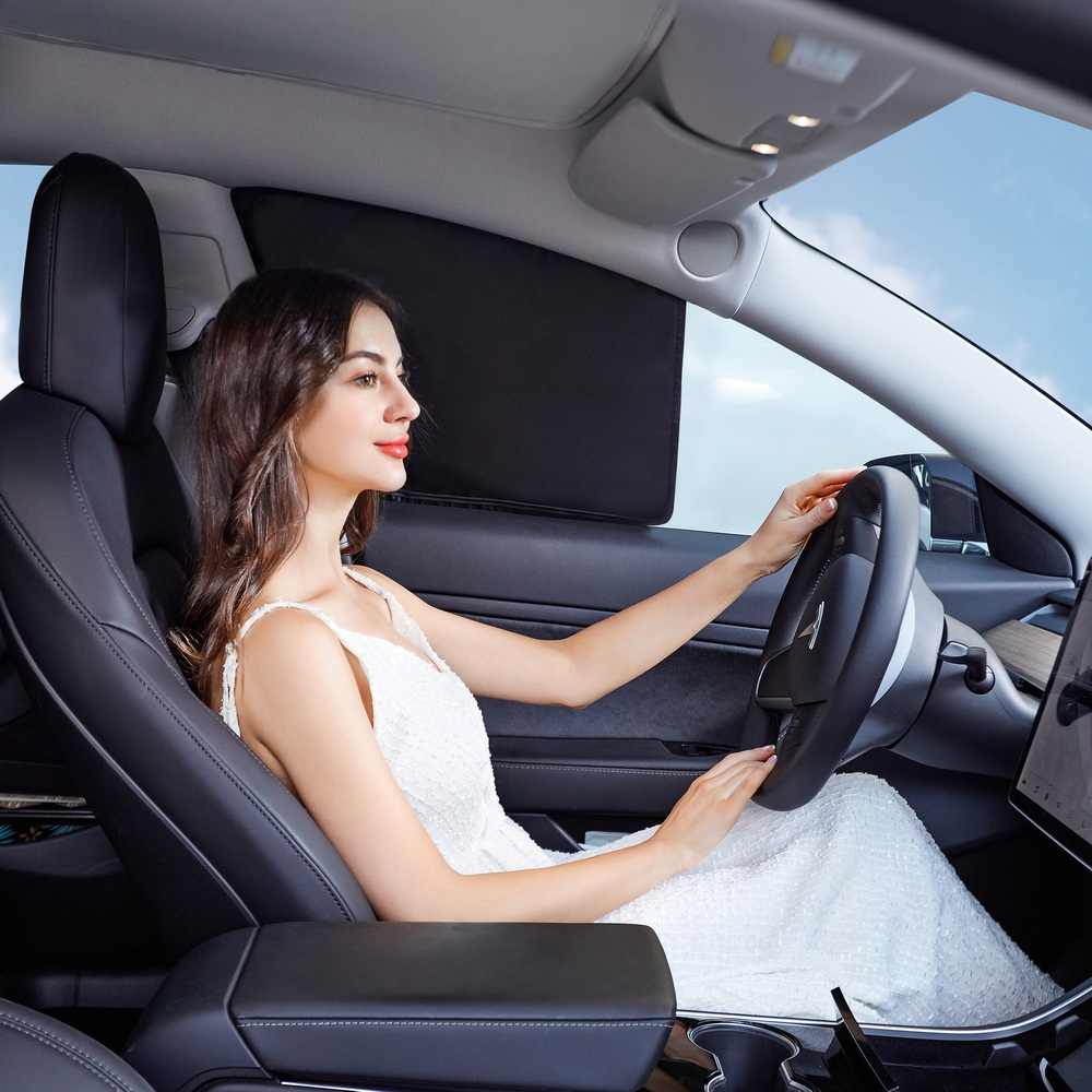 断熱プライバシー完全遮光ウィンドウサンカーテンサイドウィンド - Tech Car Accessories のレビューと価格